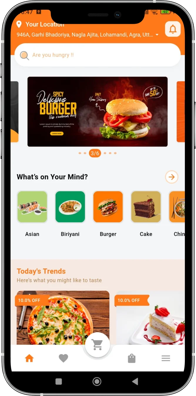 Food Delivery App Like Zomato & Swiggy